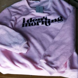 Shirt long sleeves, soft inside and out, pink